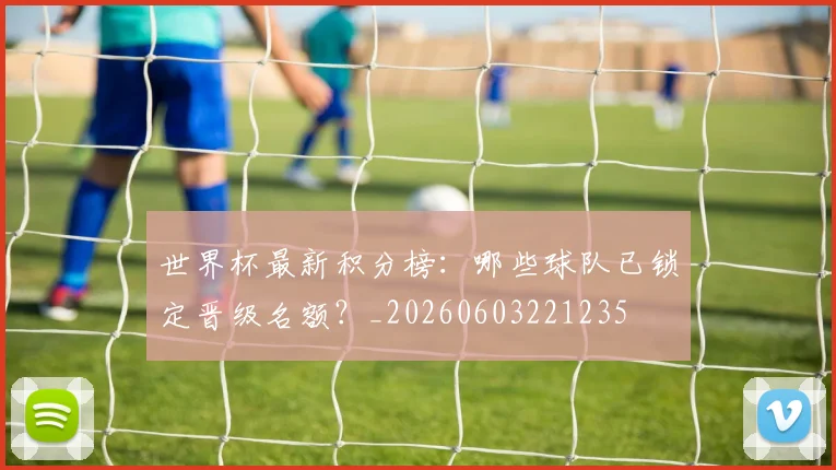 世界杯最新积分榜:哪些球队已锁定晋级名额?_20260603221235